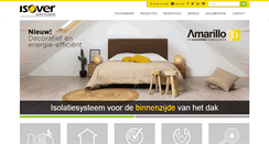 Desktop Screenshot of isover.nl