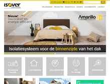Tablet Screenshot of isover.nl