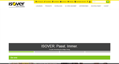 Desktop Screenshot of isover.de