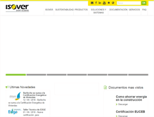 Tablet Screenshot of isover.com.ar