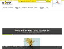 Tablet Screenshot of isover.hr