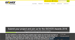Desktop Screenshot of isover.ie